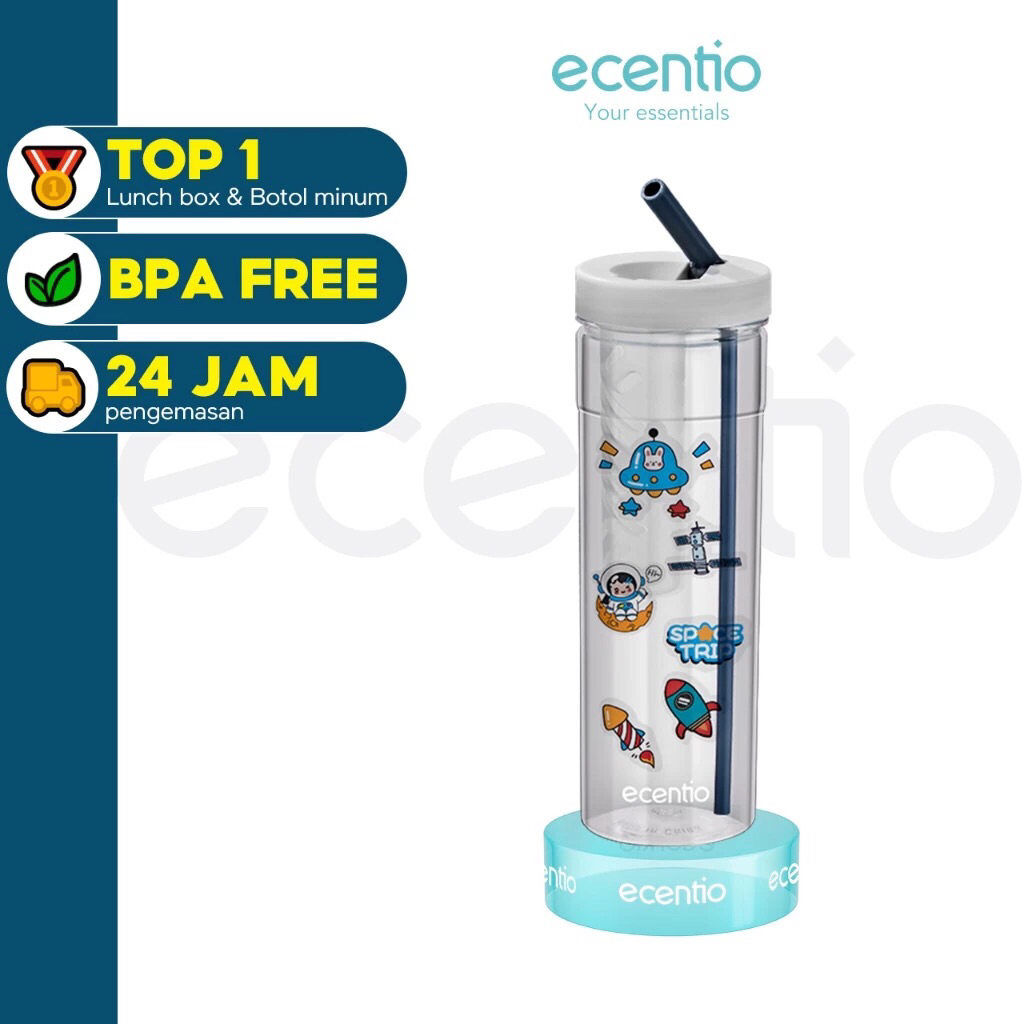 ECENTIO BOTOL MINUM ANAK SEDOTAN 780ML
