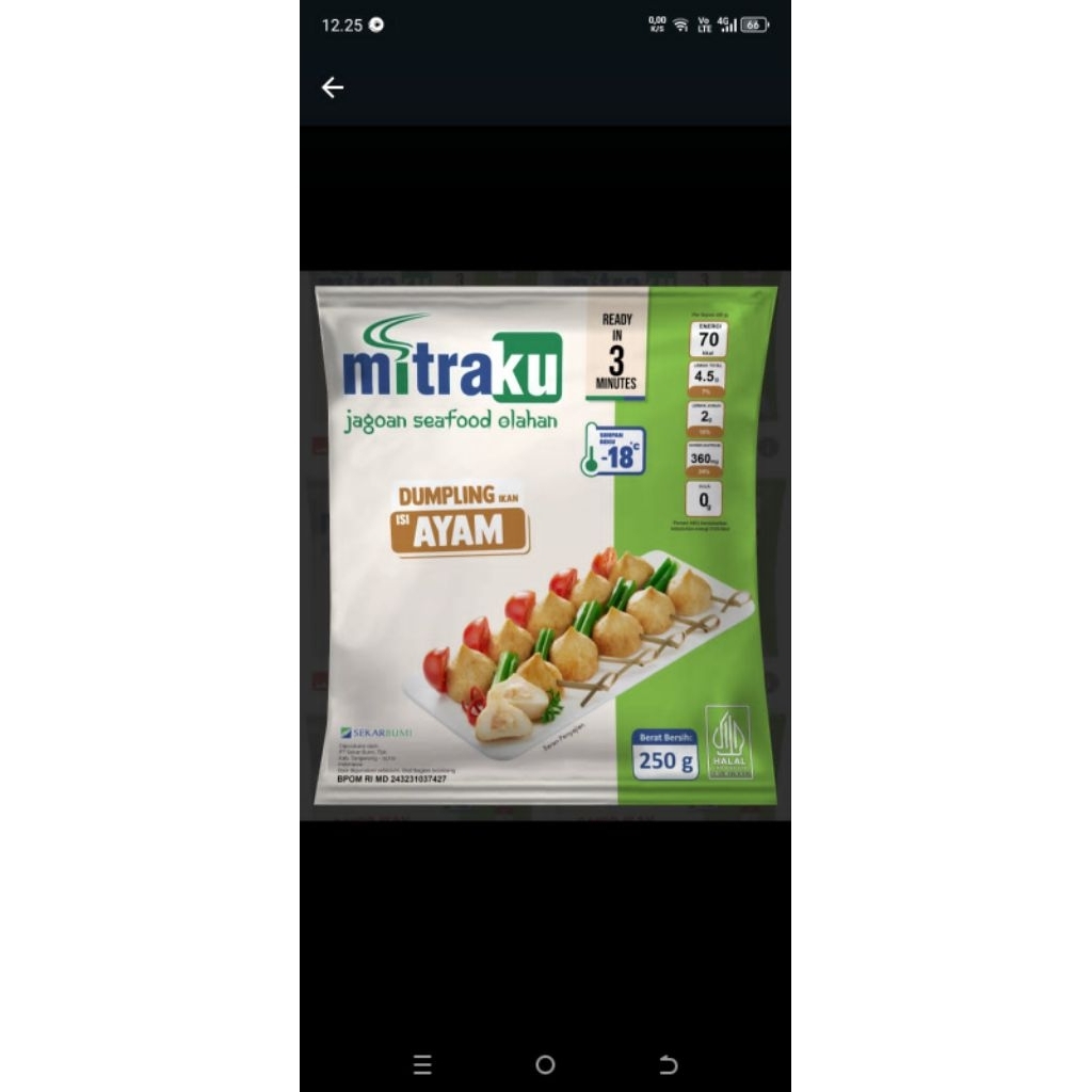 

Mitraku Dumpling ayam