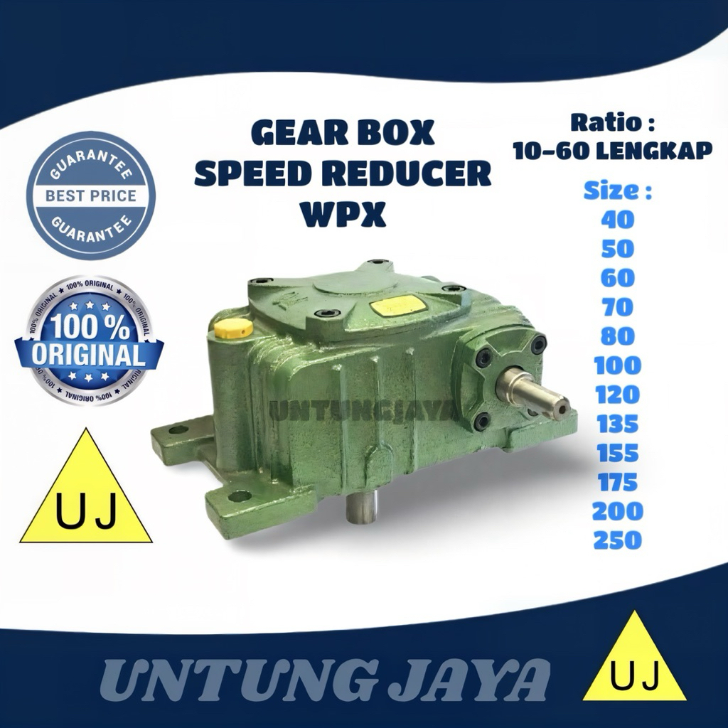 GEAR BOX SPEED REDUCER WPX 135 RATIO 10-60 // GEARBOX WPX 135 RATIO 10-60 // GIRBOK WPX 135 // JUAL 