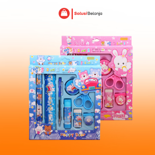

Pencil Set 9 In 1 Alat Tulis Sekolah Anak Lengkap Murah Y1007