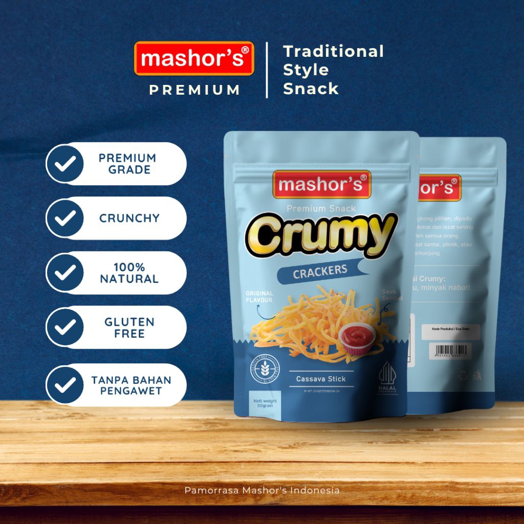 

Kicimpring/enye stik Crumy creakers