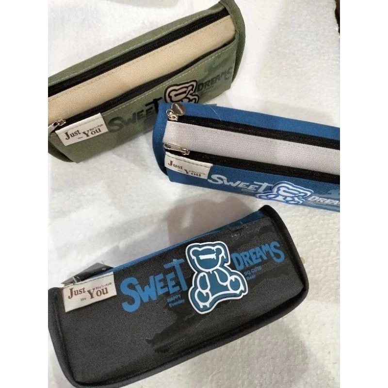 

KAYAGI - KOTAK PENSIL RESLETING / PENCIL CASE KAIN KY-7660 SWEET DREAMS 2 SLETING