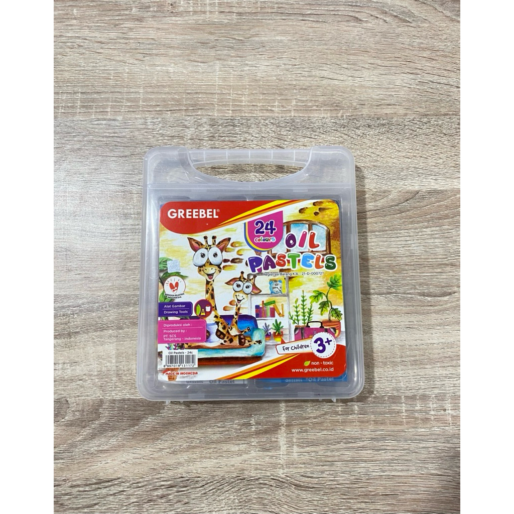 

(PCS) Crayon/Oil Pastel 24 Warna Greebel (Min. Order 3Set)