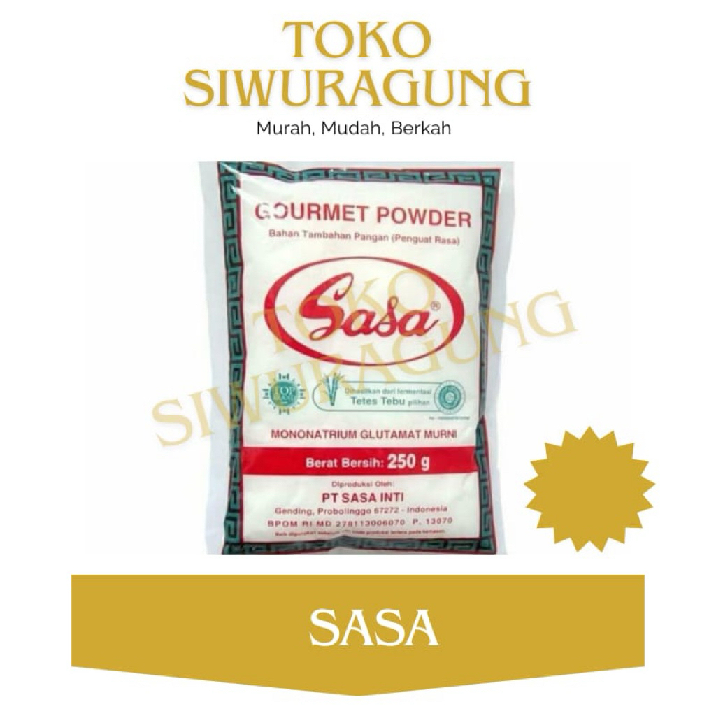 

BUMBU MASAK SASA 5000 an PENYEDAP RASA | MSG 85 gr