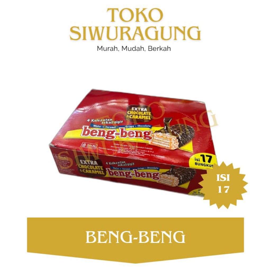 

BENG BENG COKLAT 25 gr 1 BOX 17 pcs