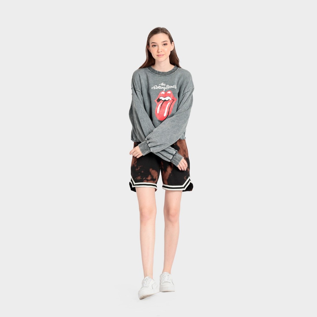 SWEATER CROP BAND / RSTONES / ACID WASH / UNFINISHED