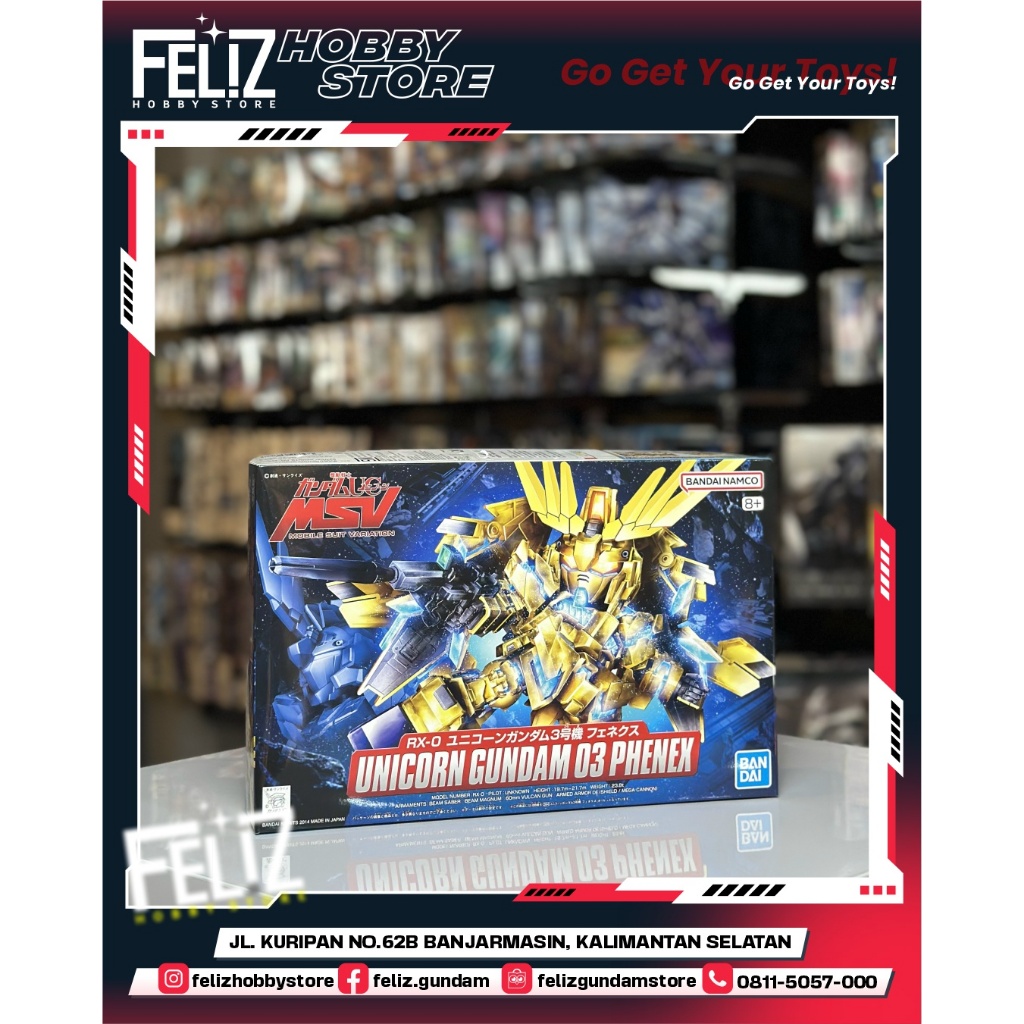 ( BANDAI ) SDBB UNICORN GUNDAM 03 PHENEX