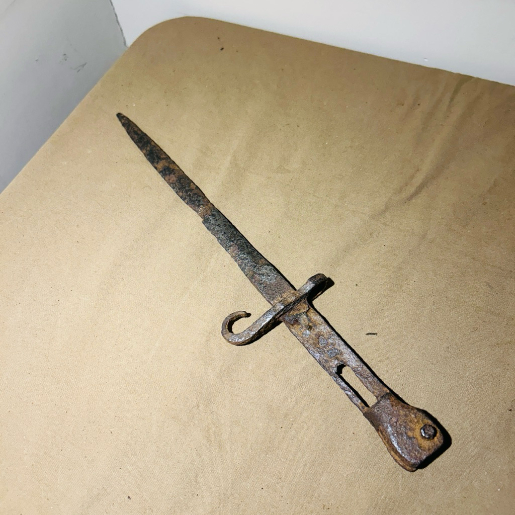 Original Antique KNIL M1895 Hembrug Bayonet Relic Condition | Bayonet KNIL M1895 era Hindia Belanda 