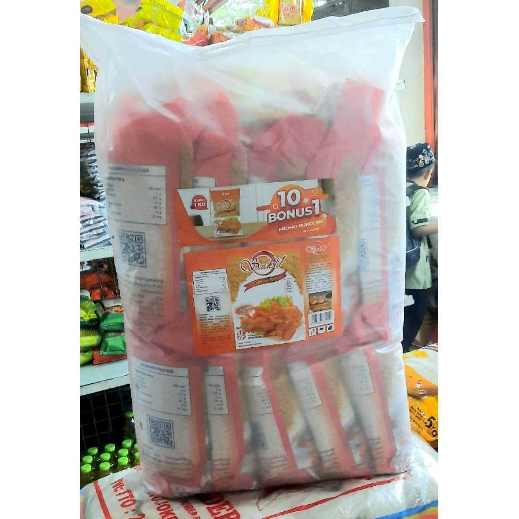 

TEPUNG ROTI SAKTI 1 Bal Isi 10 ÷1pcs