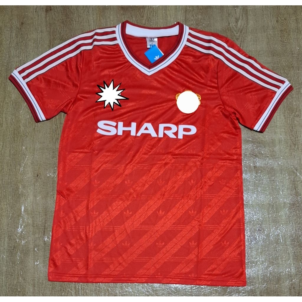 [ RETRO ] JERSEY RETRO EMYU MERAH 86/88 GRADE ORI