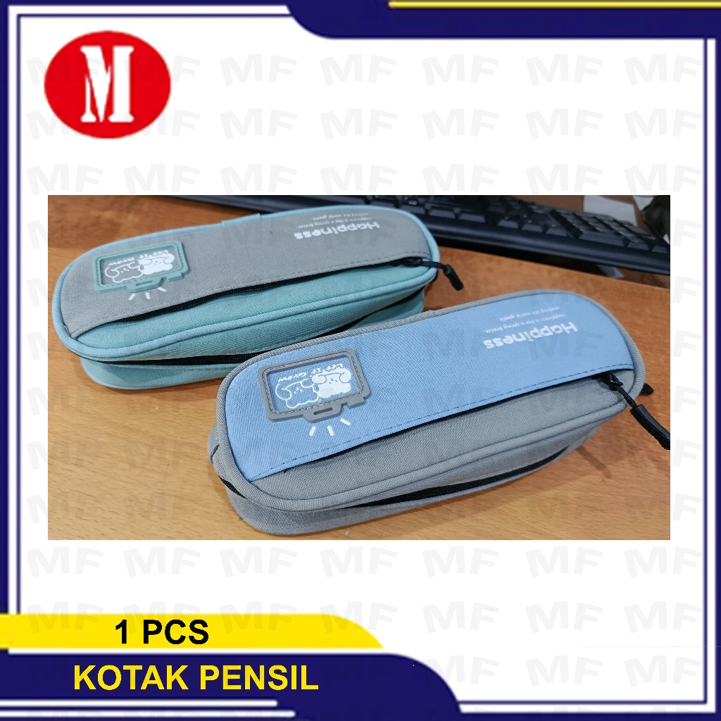 

Kotak Pensil Kain Resleting SqueezyHappines SQ 8517