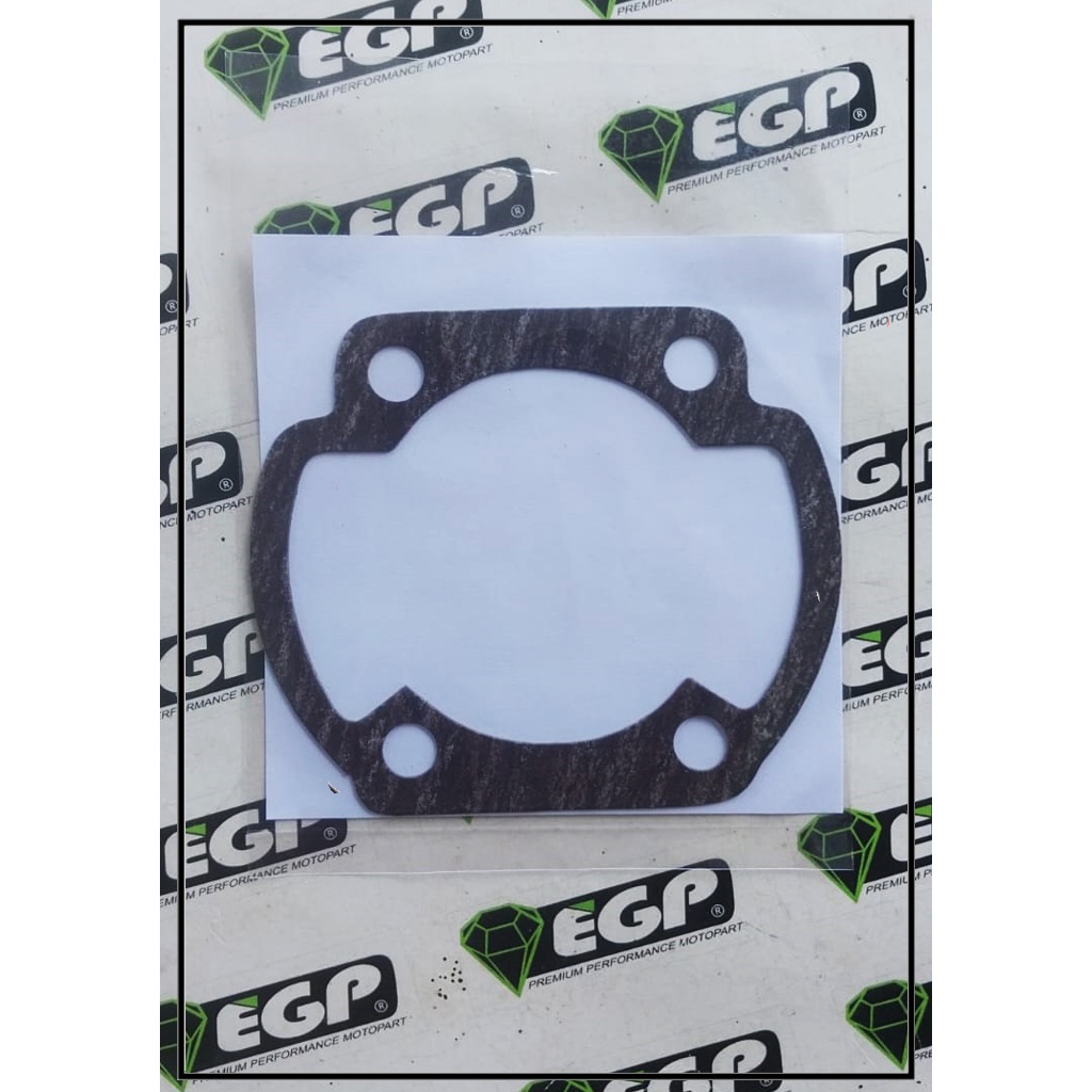 Gasket Blok Bawah (Bahan Premium Hitam) RX100 RX 100 / RS / LS / DT | Motor Yamaha | Gasket EGP | Em