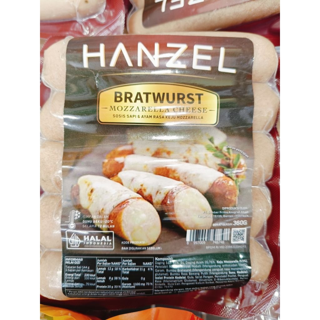 

Sosis hanzel Mozarella cheese