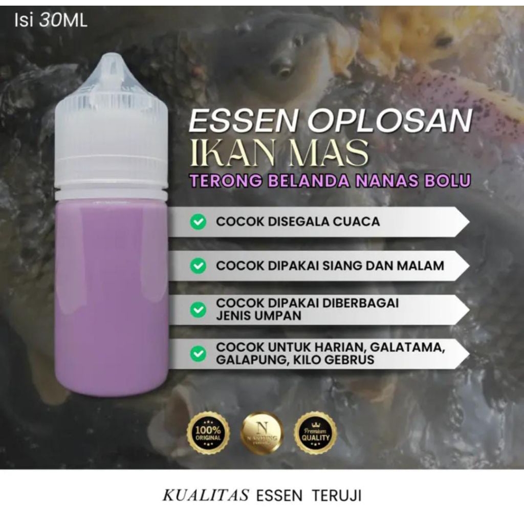 Essen oplosan ikan mas aroma terong belanda nanas bolu