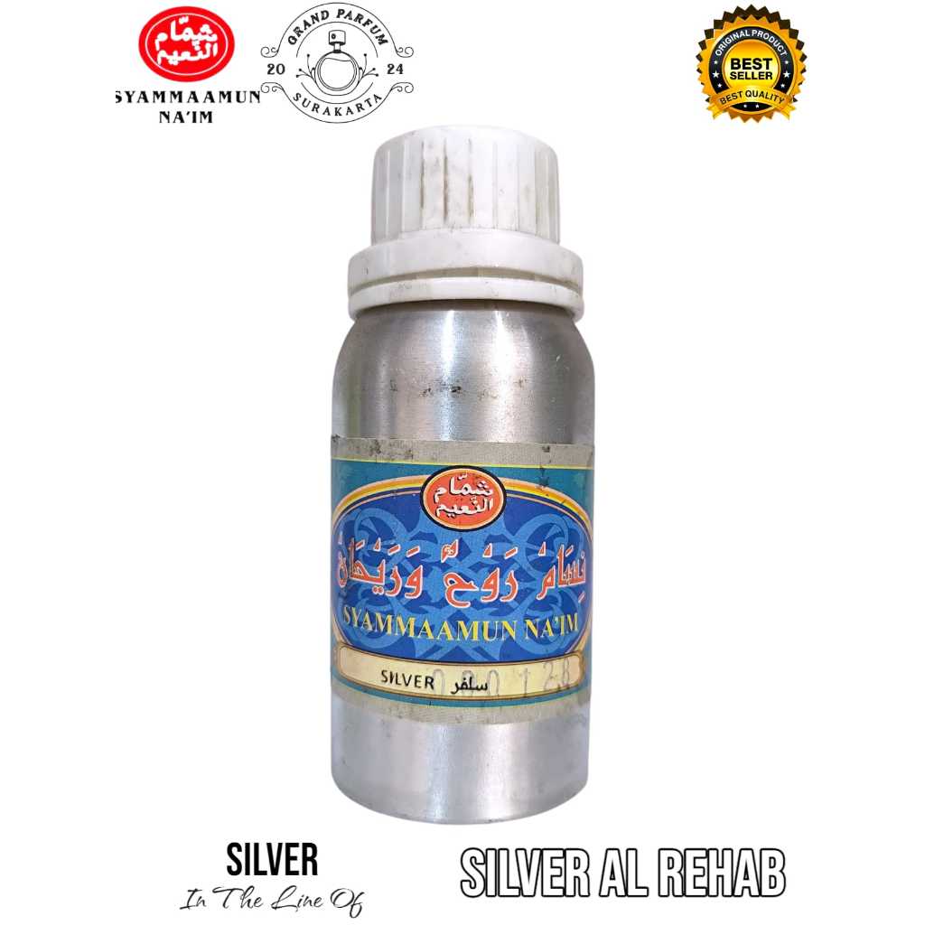 SILVER ~Silver Al Rehab~ BY SYAMMAMUN NA'IM BIBIT MURNI  KEMASAN SEGEL KALENG 100 GRAM ( ORIGINAL )