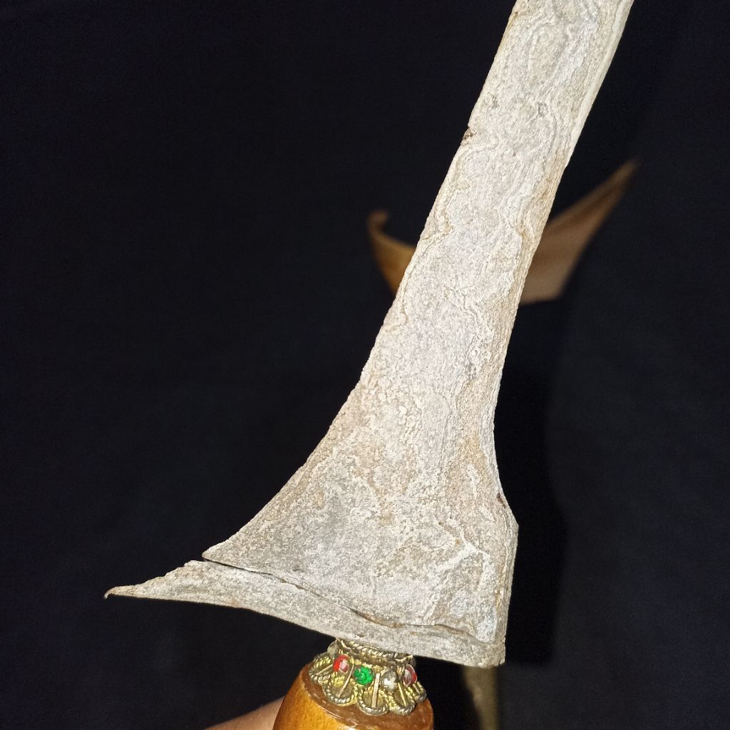 Keris Jalak Tilam Sari Sepuh Original Dusun Pamor Melati Tumpuk Tangguh Tuban-Majapahit