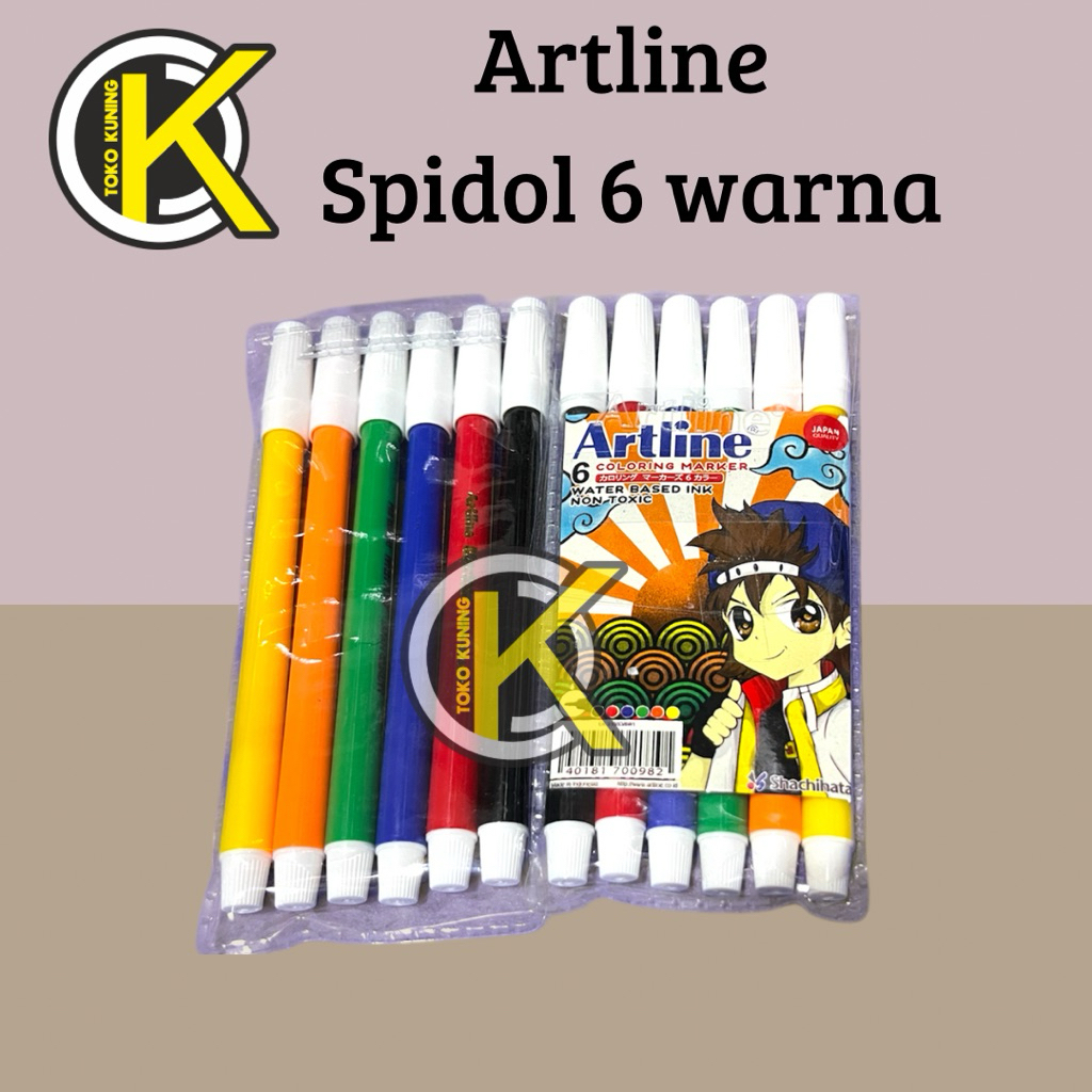 

Artline Spidol mewarnai isi 6