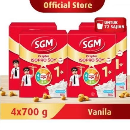 

Sgm Soya 1+ 700gr Vanila (4pcs x 700gr)