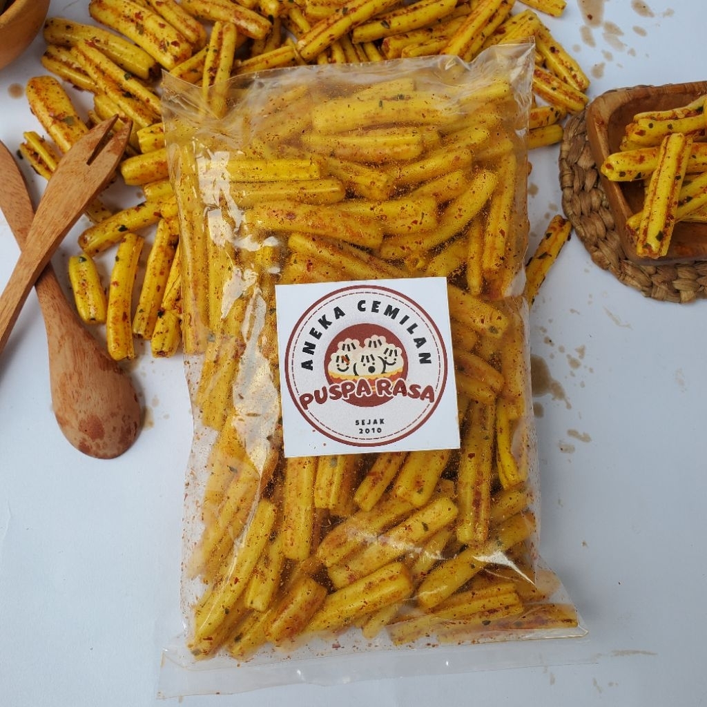 

Stik Potato Viral pedas daun jeruk