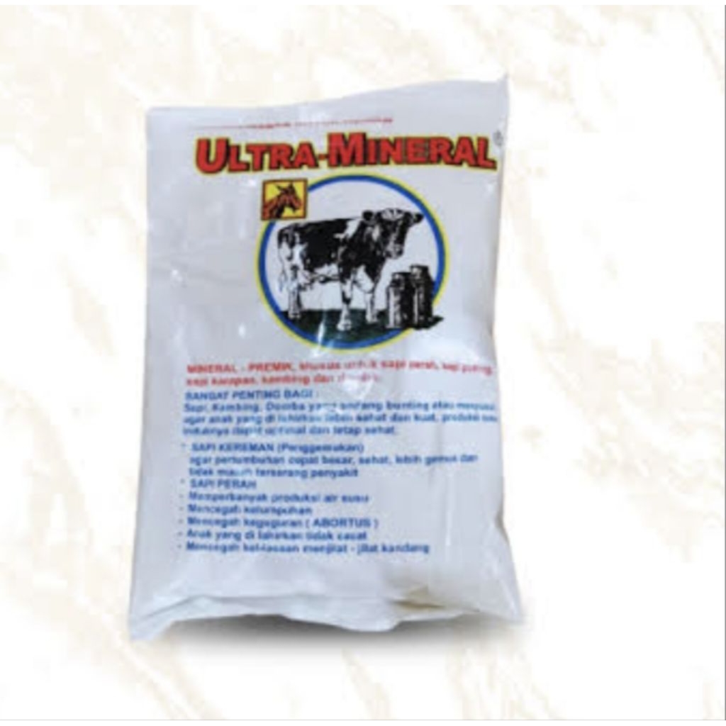 ULTRA MINERAL PREMIK MINERAL VITAMIN UNTUK KAMBING DOMBA KERBAU SAPI CAMPURAN PAKAN COMBORAN