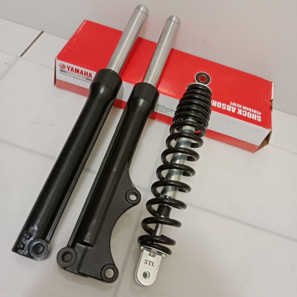 AS SHOCK DEPAN BELAKANG YAMAHA MIO J MIO SMILE MIO SOUL MIO SPORTY SEPASANG_ORI KANAN KIRI