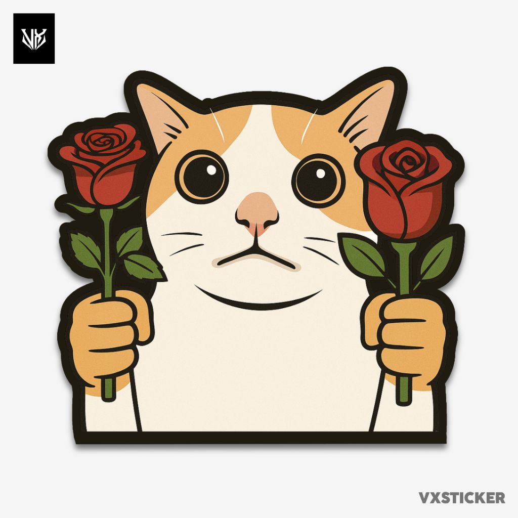 

Stiker/Sticker Kucing Lucu #05 VXSTICKER