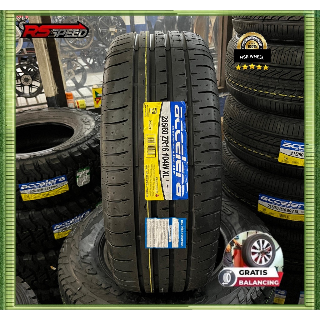 Ban Standar Mobil Rush Terios Ring 16 Ukuran 235/60 R16 Ban Mobil Tubles R 16 235 60 Merek Accelera