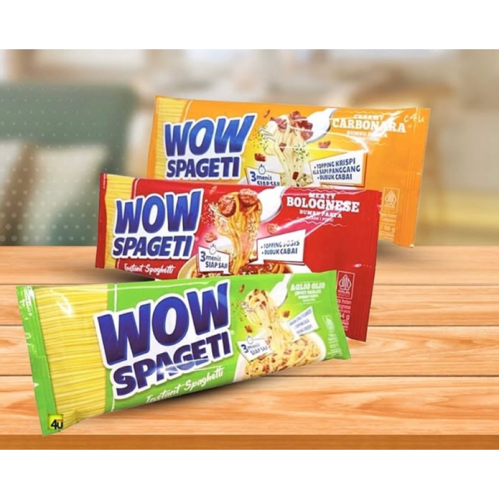 

Wow Spageti 1 renceng isi 5 bisa mix