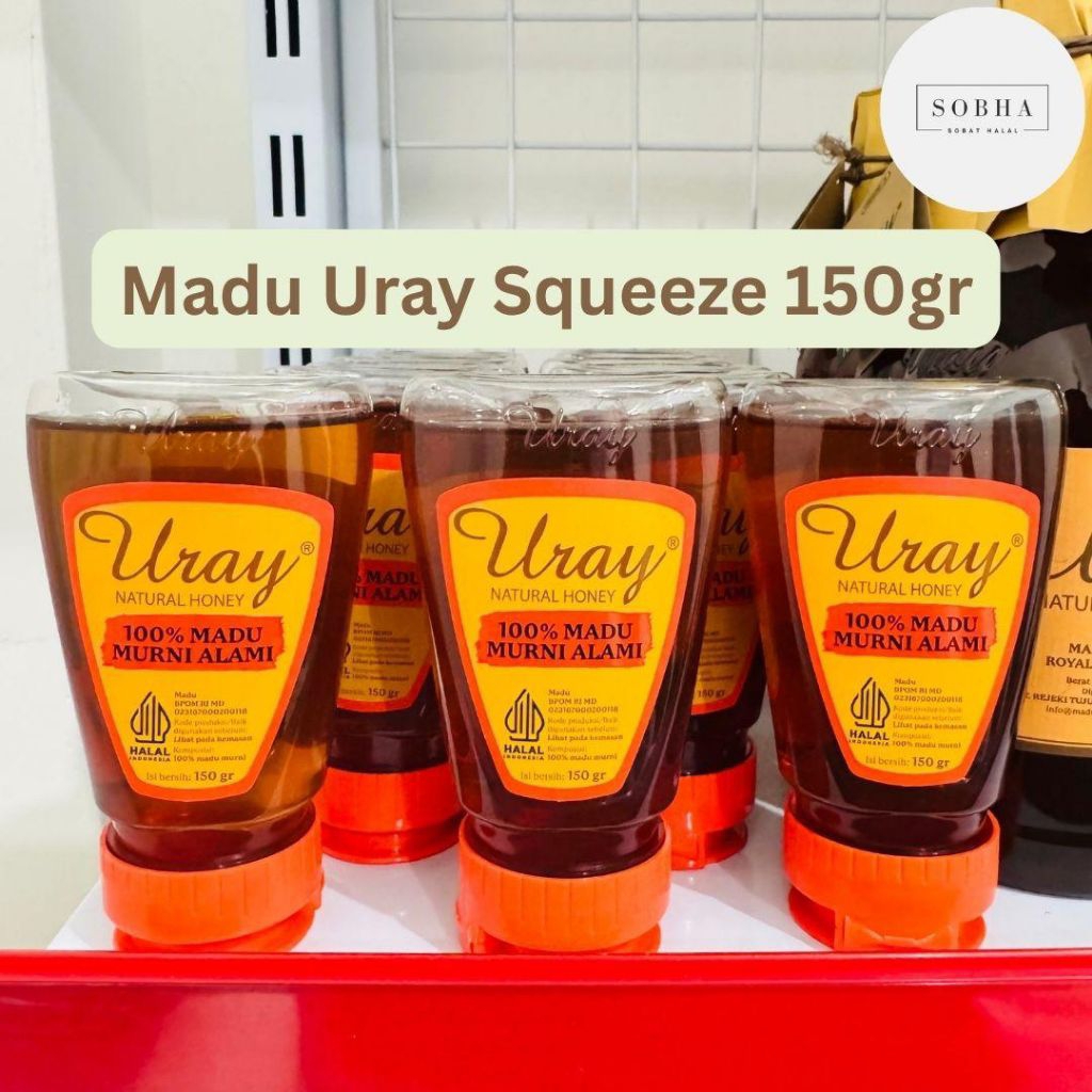 

Ygshop17 Madu Uray - Natural Honey Grade A+ Royal Jelly And Bee Pollen 150Gr & 450Gr & 875Gr
