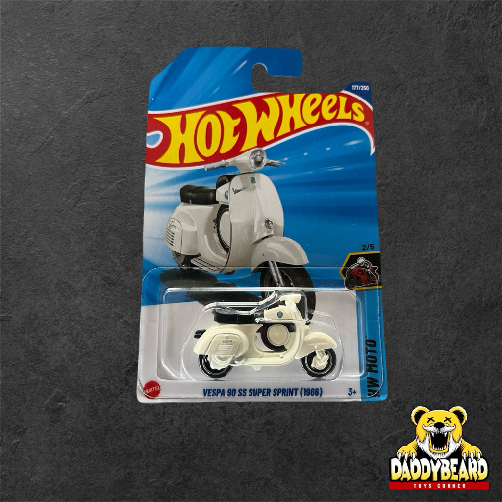 DIECAST HOT WHEELS - VESPA 90 SS SUPER SPRINT 1966 - Reguler