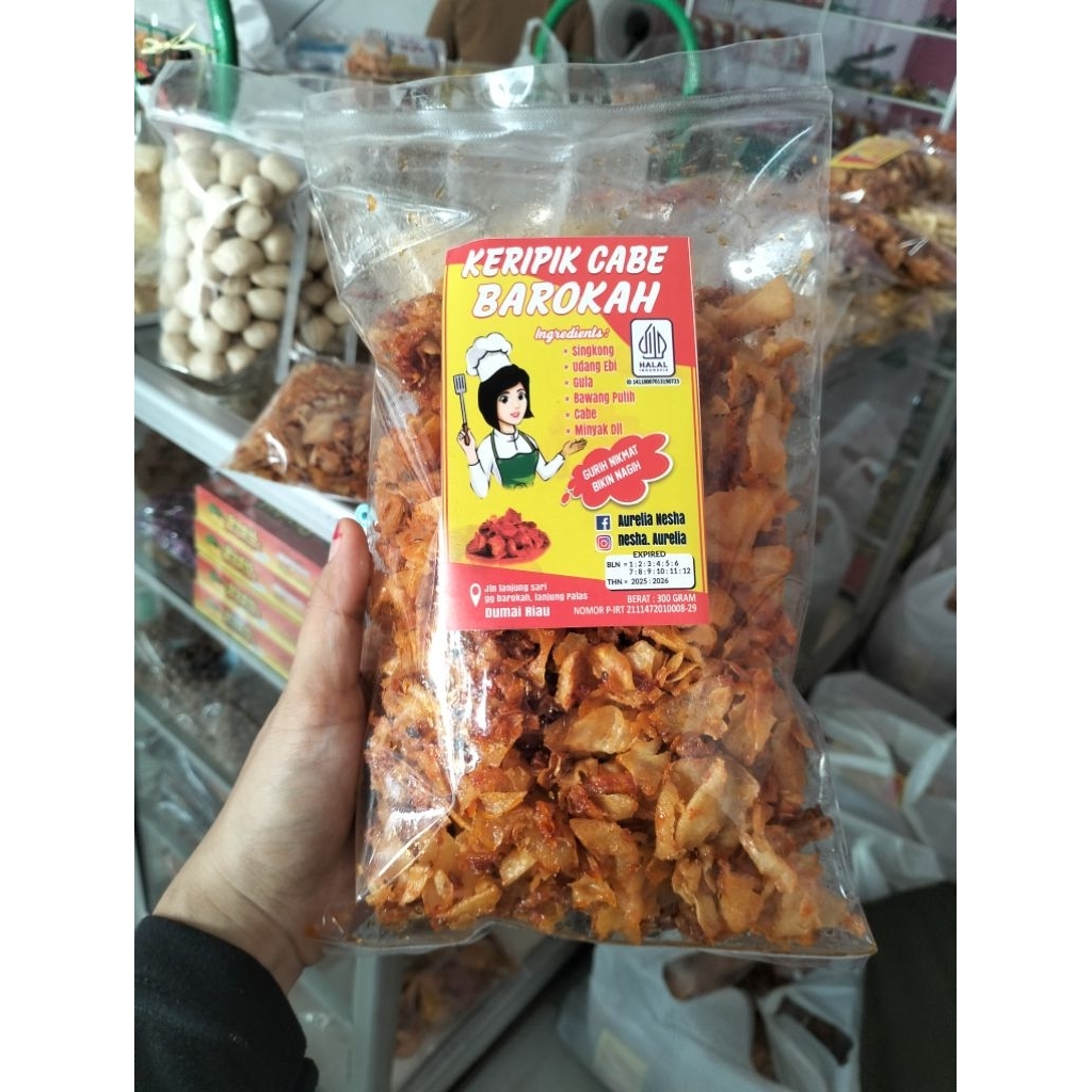 

KERIPIK KHAS DUMAI RIAU Ready bungkus free Bubble Wrab