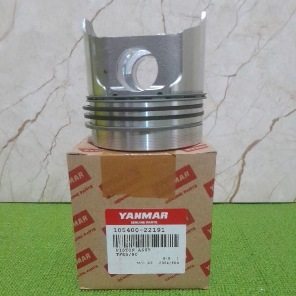 TF 85 PISTON KOMPLIT ASSY WITH RING SET MESIN DIESEL YANMAR TF85 ASLI ORI ORIGINAL