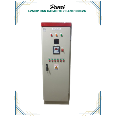 Panel LVMDP dan Capacitor Bank untuk Daya 105kVA