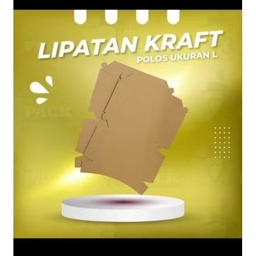 

kotak lipat paper lunch box cokelat satuan