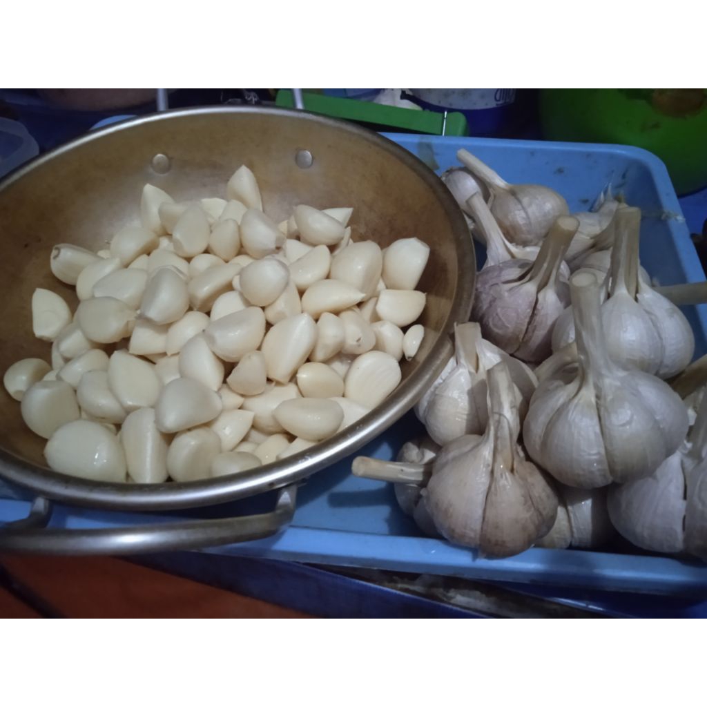 

BAWANG PUTIH KATING KUPAS FRESH PER 1 KG