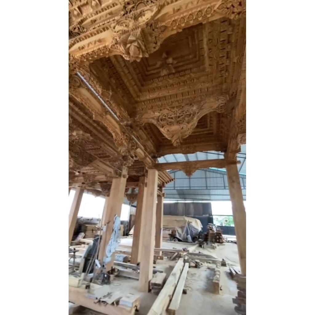 Rumah Joglo Pendopo Gladak Jati Gasebo Saung Bandung Full Custom Sesuai Permintaan Costomer Silahkan