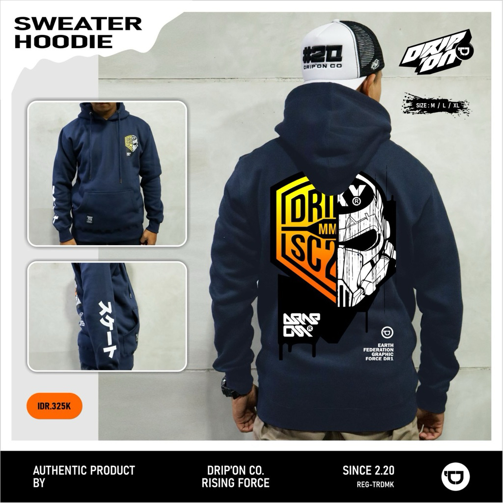DripOn Jaket/Sweater Hoodie Original Drip On