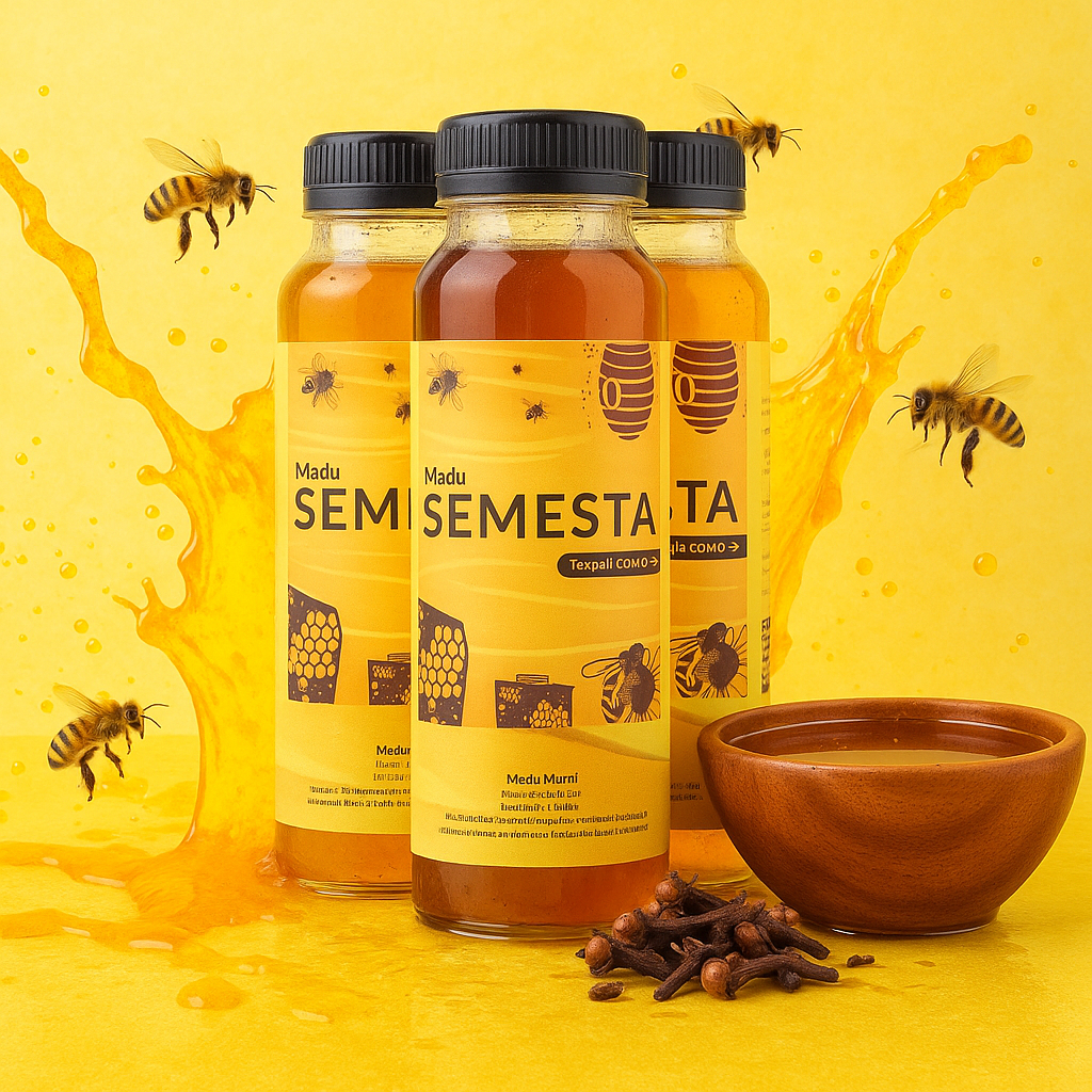 

PROMO Madu Murni | Madu Semesta | Madu Hutan | Honey Asli | 250 ML | Original Tanpa Bahan Pengawet