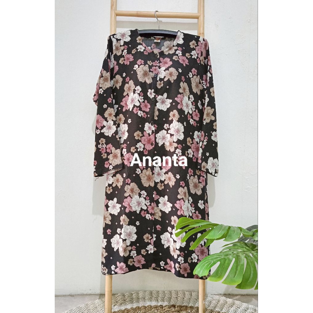 Atasan Tunik Katun Rayon / Atasan Tunik Muslim / Tunik Motif