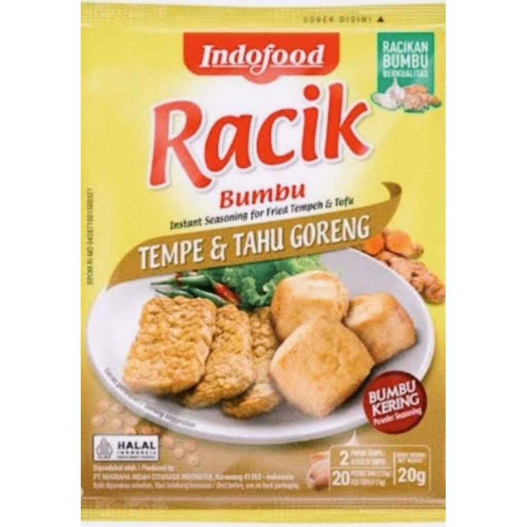 

Racik bumbu tempe & tahu goreng 20gr