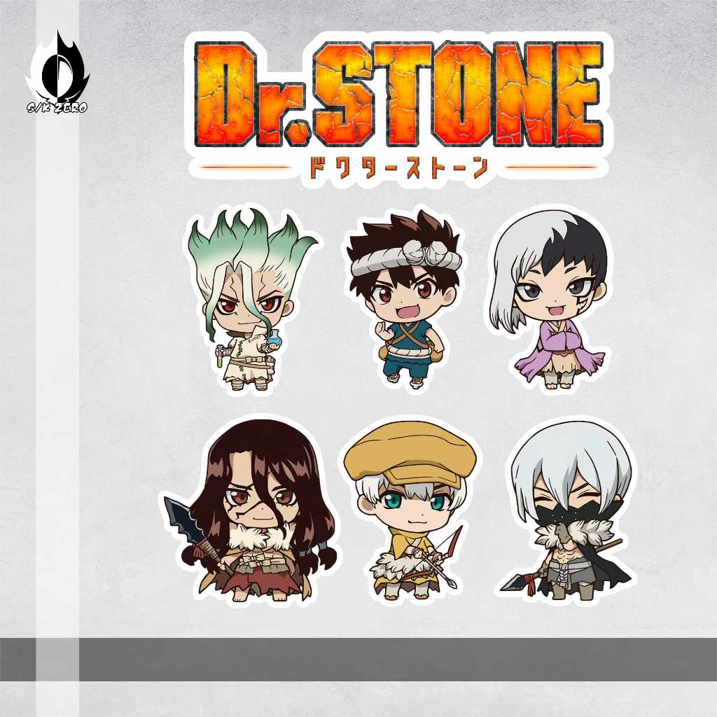 Sticker Anime Paling Lengkap - Stiker Dr Stone Senku Tsukasa Gen