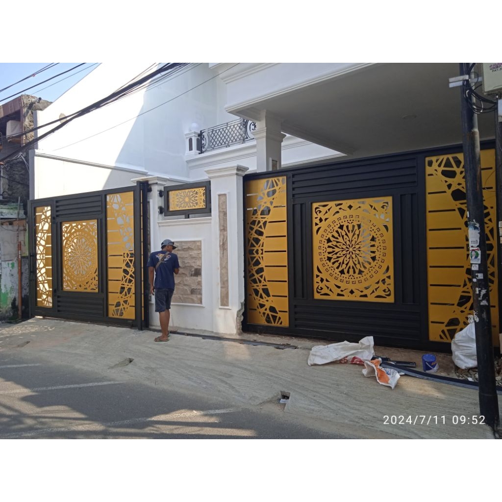 PINTU PAGAR LASER CUTTING