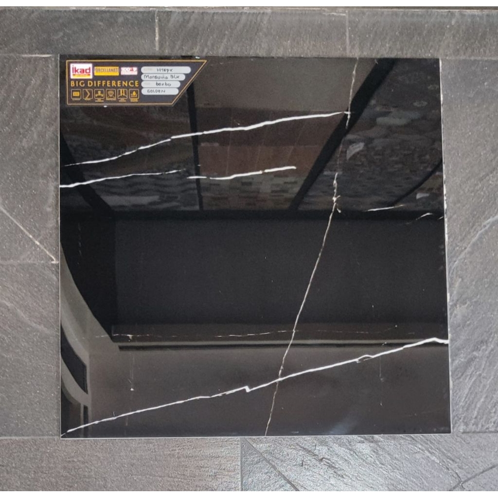 granit 60x60 ikad hitam corak