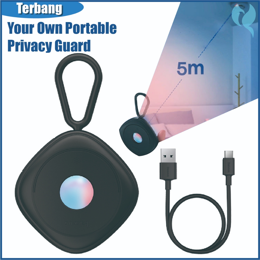 Baseus Detektor Kamera Tersembunyi Detektor Kamera untuk Inspeksi dan Pemindaian Kamera Hotel