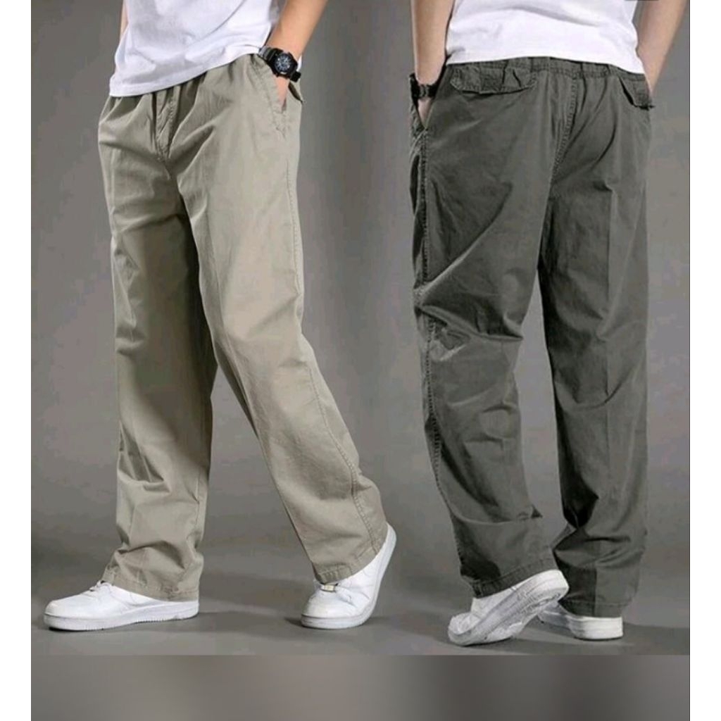 MOS- Celana Panjang Pria Celana skena sam pria chinos twill stret premium Celana Gombrong