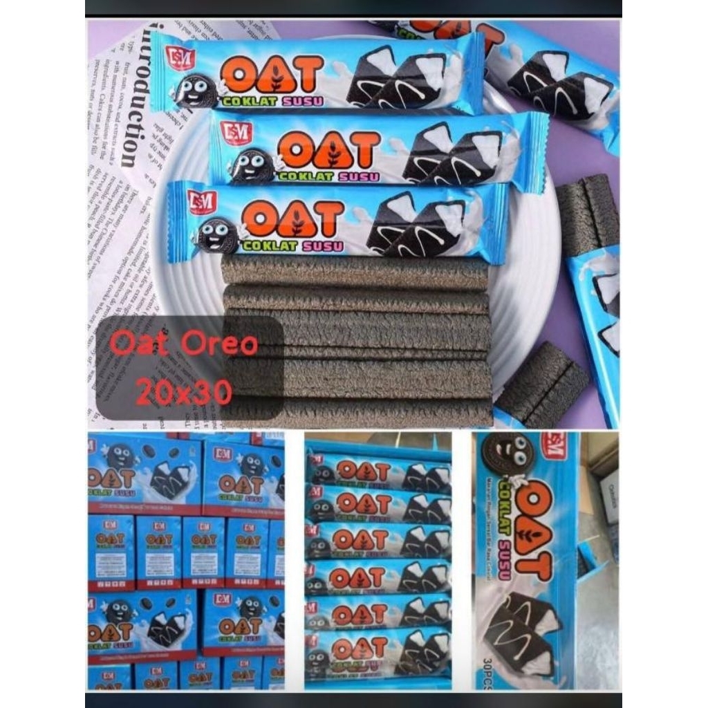 

Biskuit Cemilan Snack Oat Oreo Krim Susu Enak (isi 30 pcs)