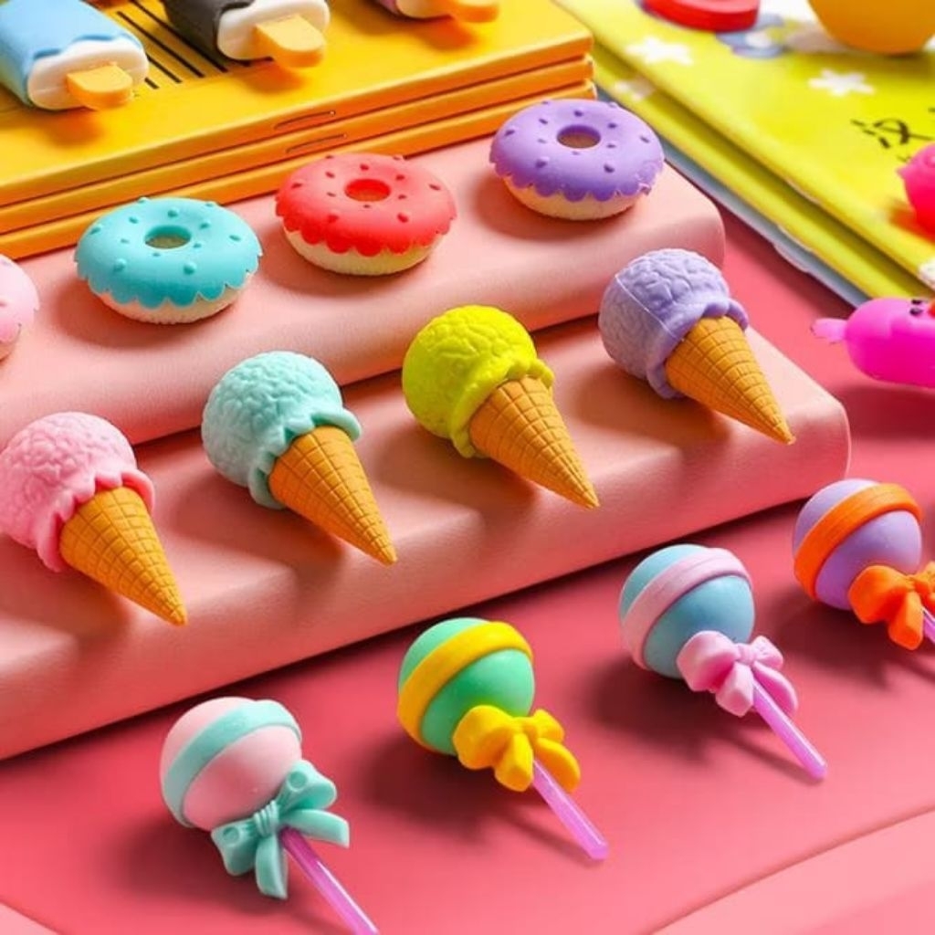 

Penghapus Pensil Karakter Cute bentuk dessert