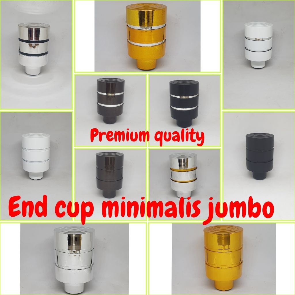 End cup MINIMALIS JUMBO gorden tutup tiang gorden rell gorden