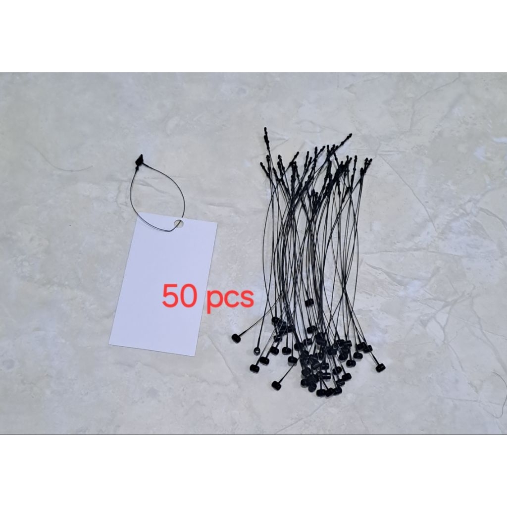 

Label string pin / hang tag 5 inch hitam
