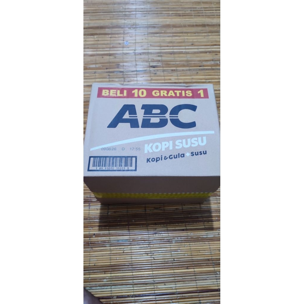 

Abc Kopi Susu 1 Dus Isi 132 Saset : 10 Gratis 1